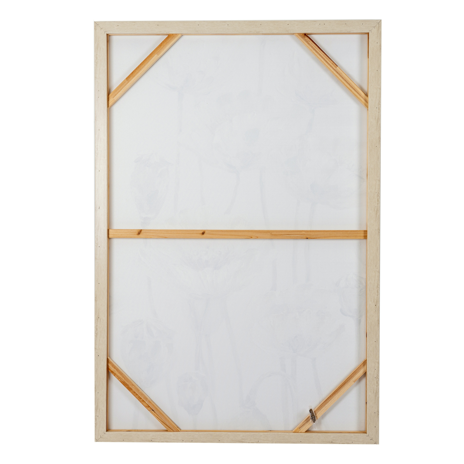 Poppy Meadow Handpainted Canvas in Frame - Image 6
