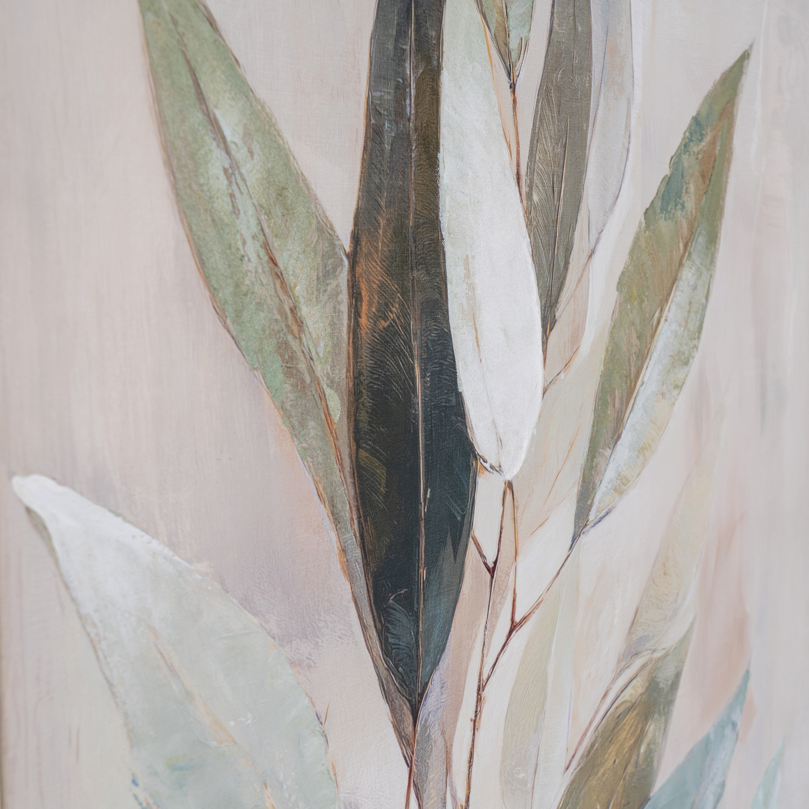 Willow Shade Handpainted Canvas in Frame - Image 2