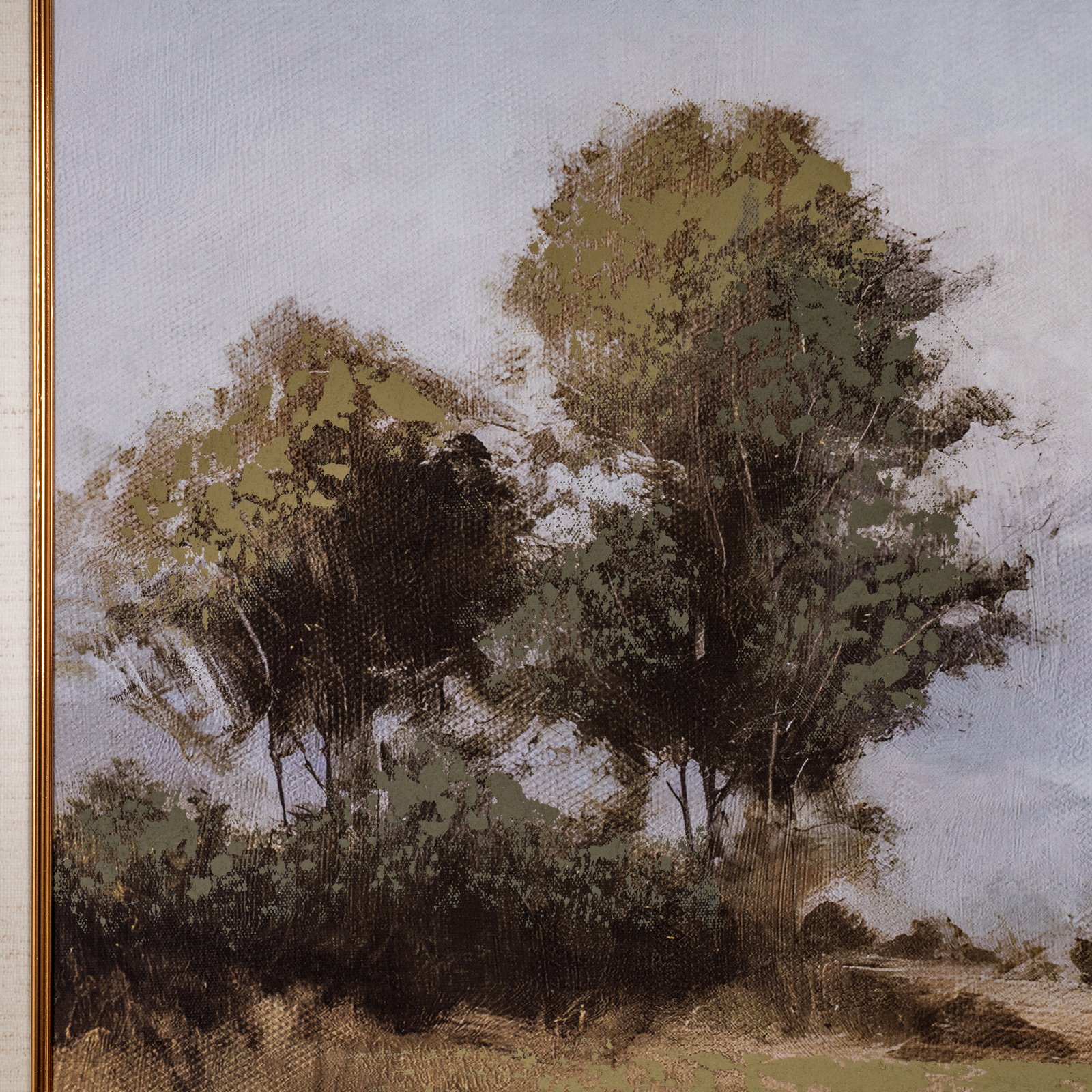 Spring Landscape Hand Painted Canvas in Classic Frame - Image 5