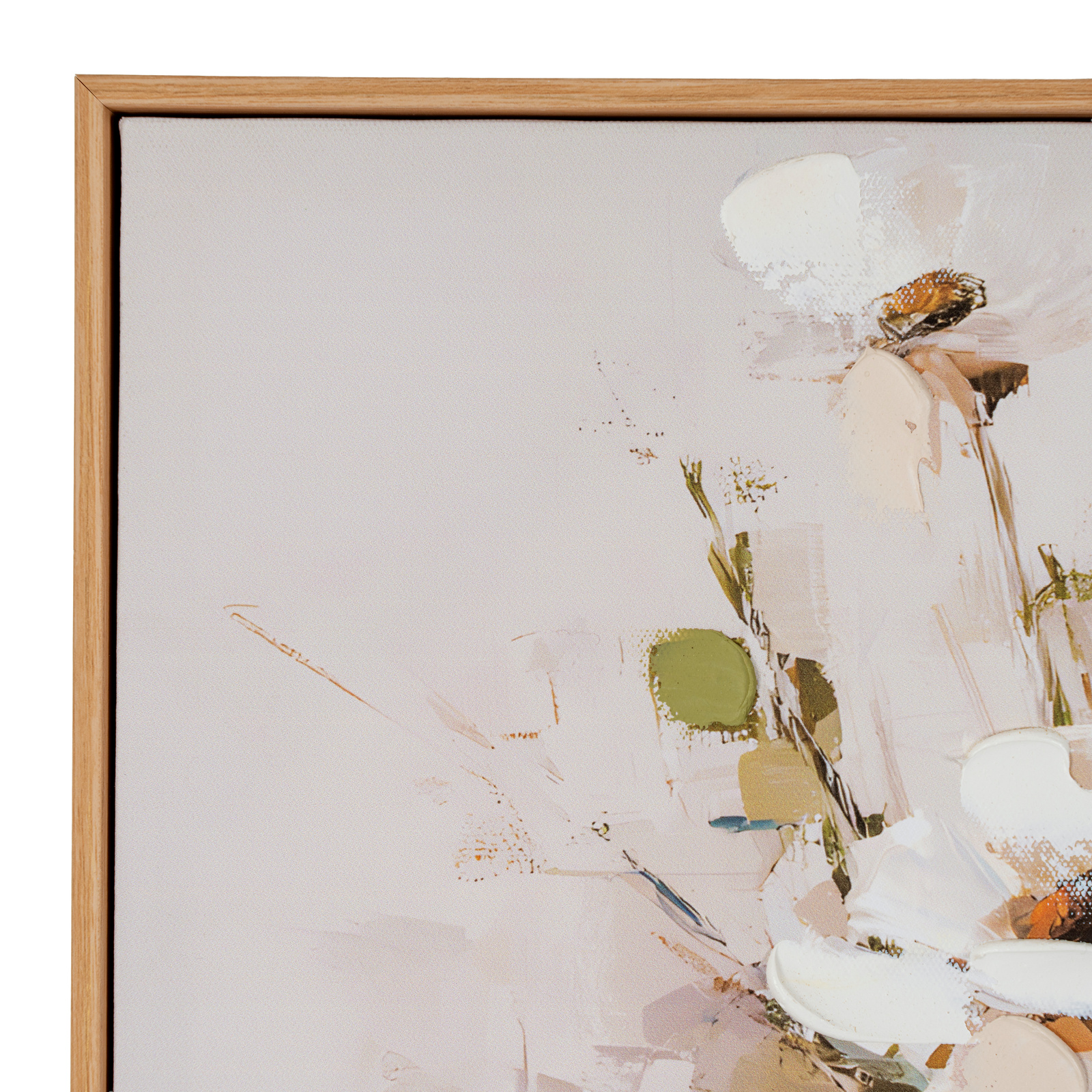 Still Life Cosmos Hand Painted Canvas in Frame - Image 3
