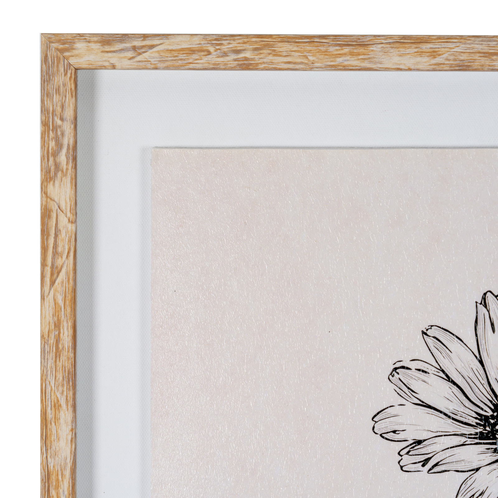 Sketchbook Daisies in Frame - Image 2