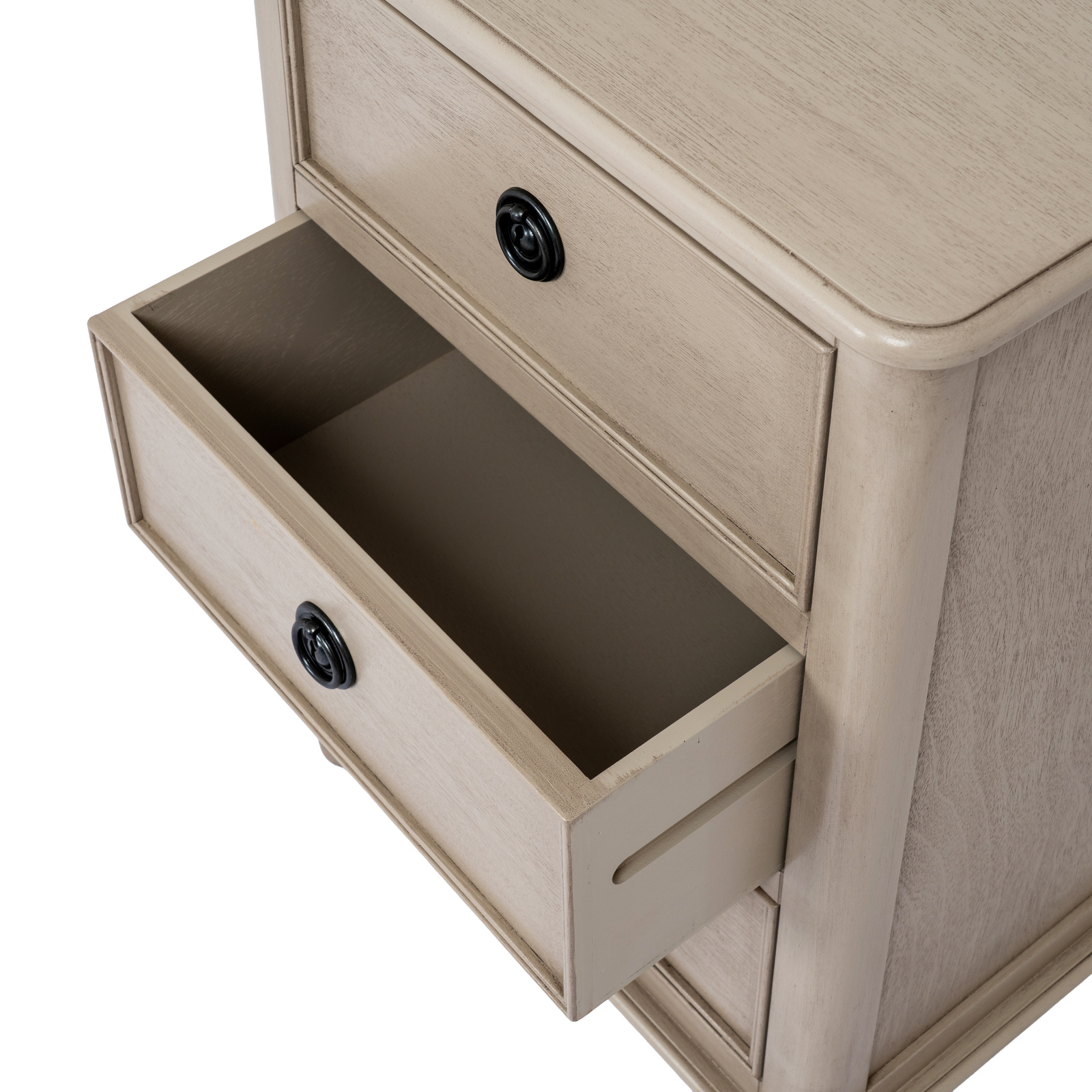 The Rowan Collection 3 Drawer Bedside Table - Image 5