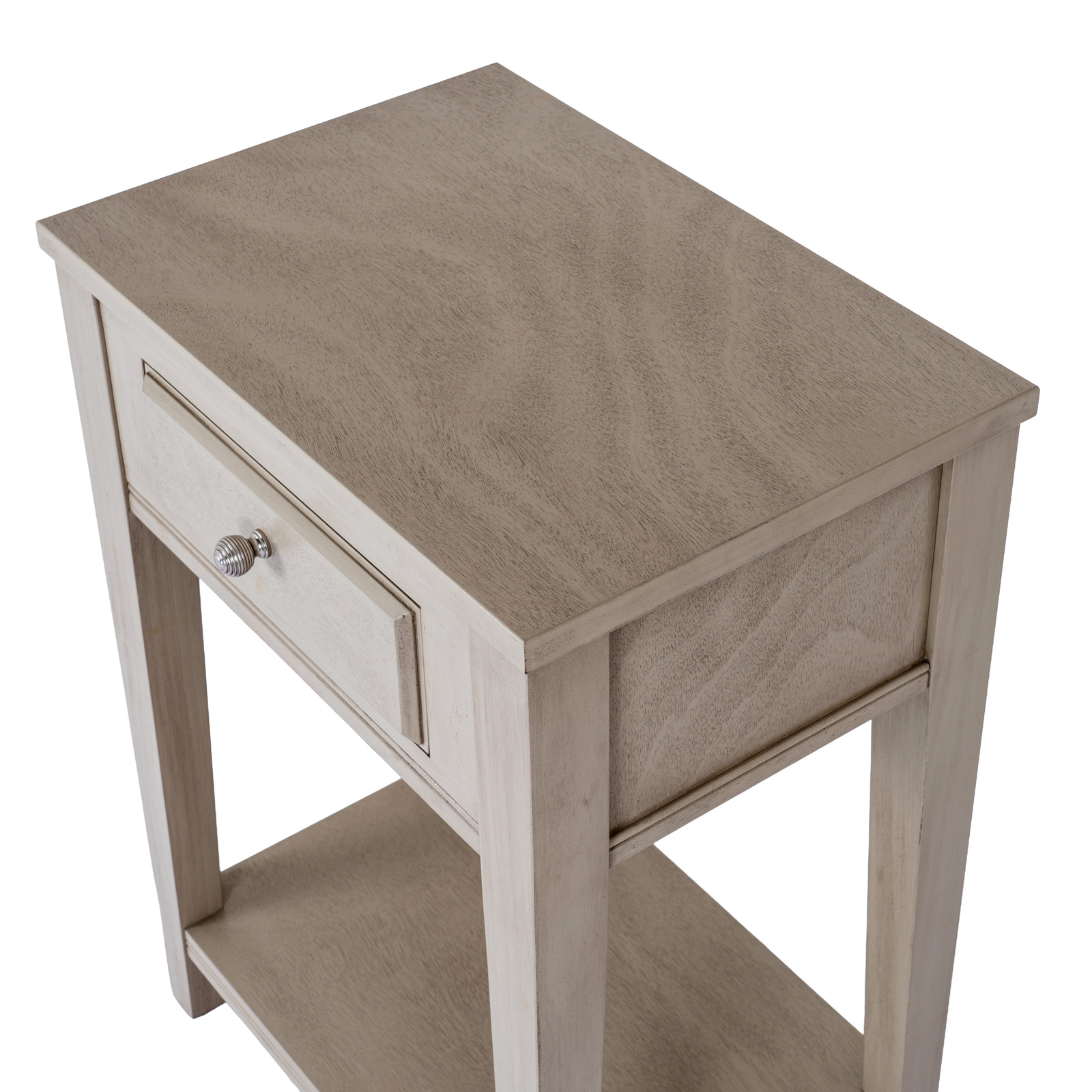 The Emile Collection 1 Drawer Side Table With Shelf - Image 2