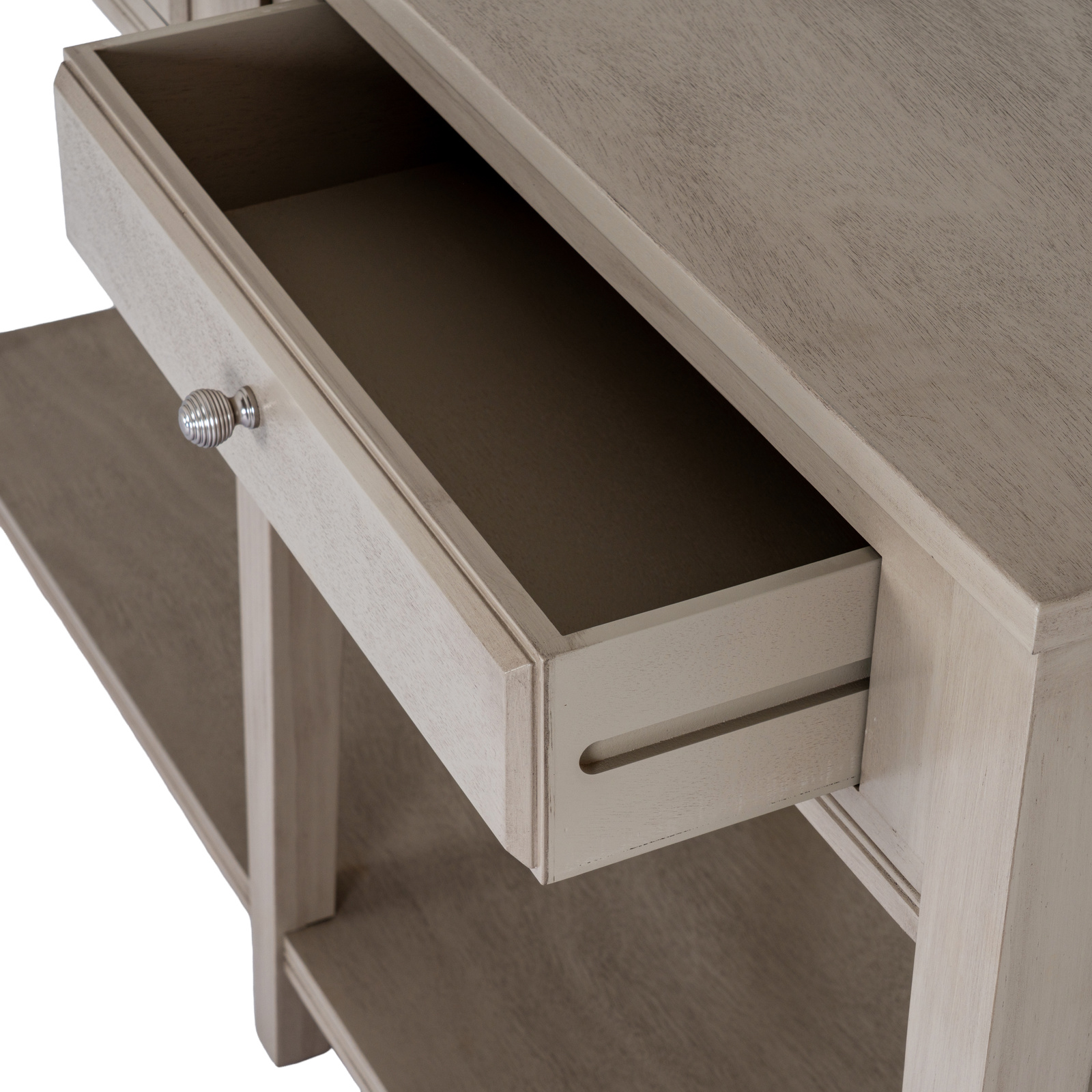 The Emile Collection 2 Drawer Large Console With Shelf - Image 6