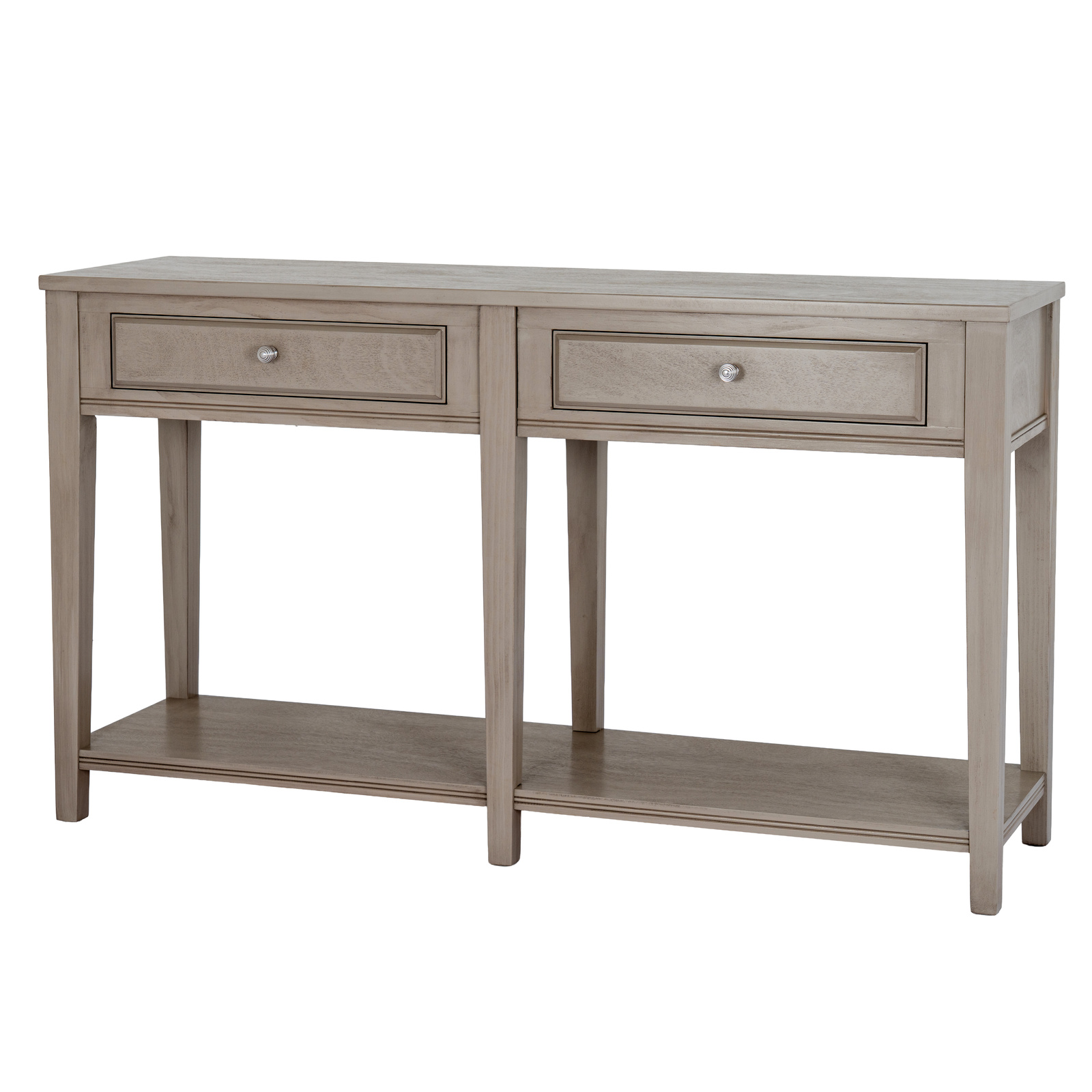 The Emile Collection 2 Drawer Large Console With Shelf - Image 1