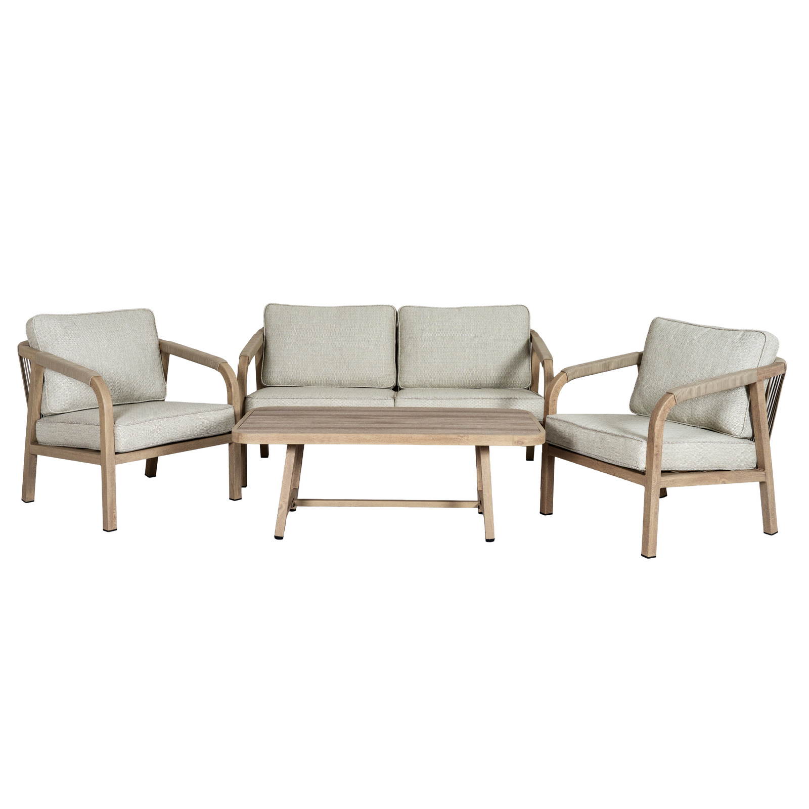 Harlow Collection Outdoor 4 Seater Lounge Set - Image 1