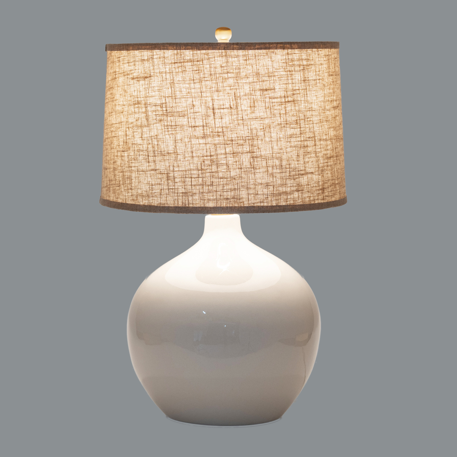 Lucille Ceramic Table Lamp With Linen Shade - Image 2