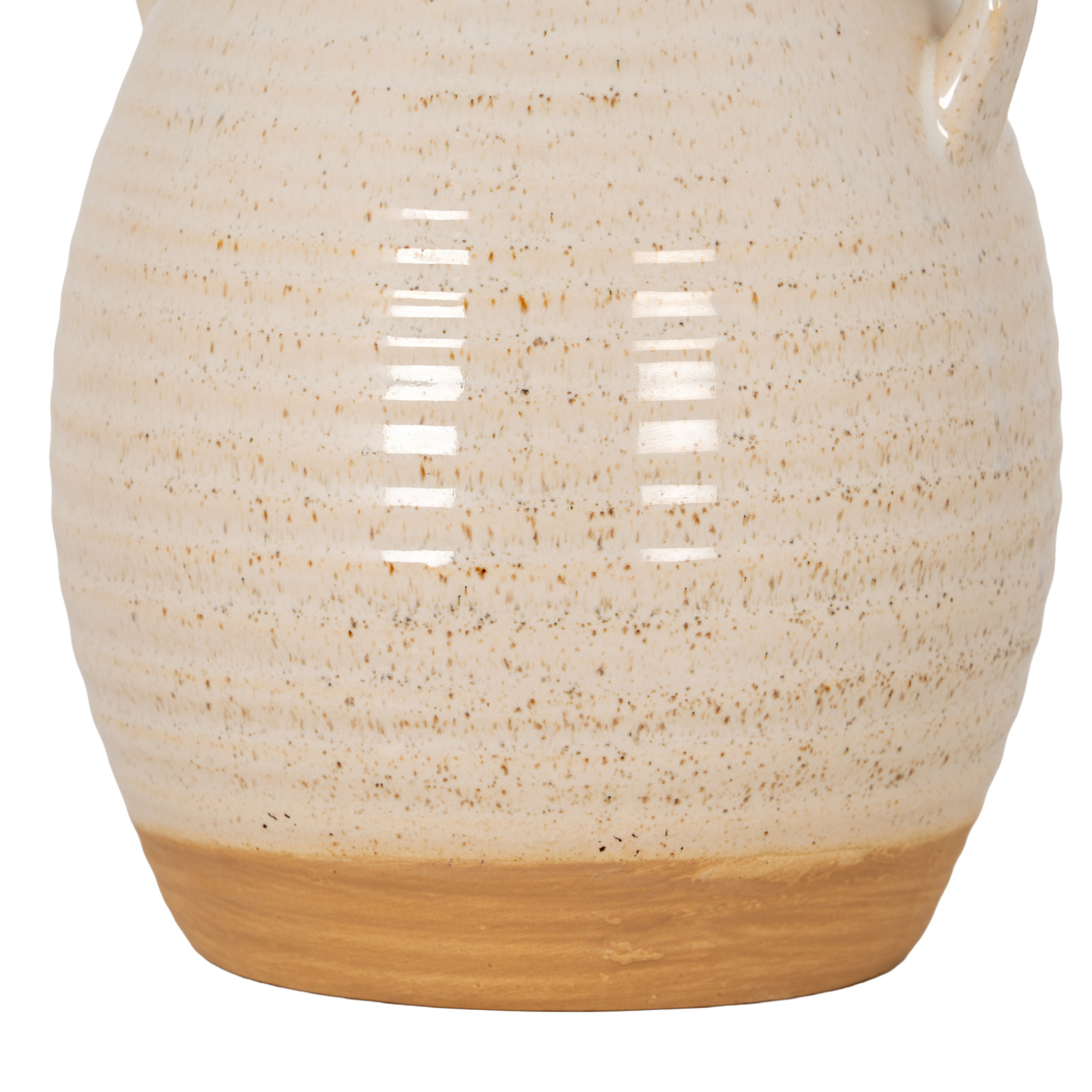 Speckled Ceramic Tall Amphora Pot - Image 4