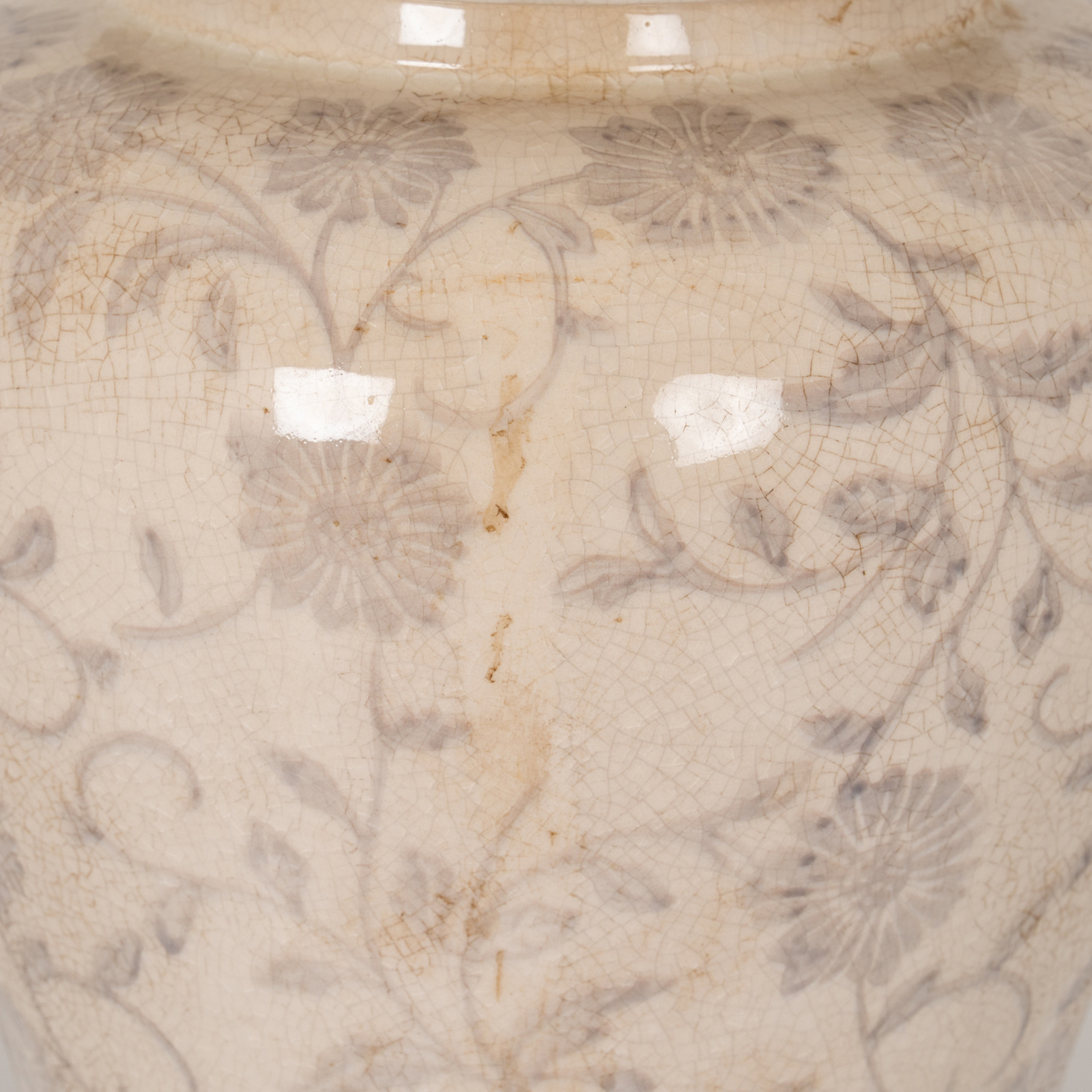 Large Grey Aster Ginger Jar - Image 6