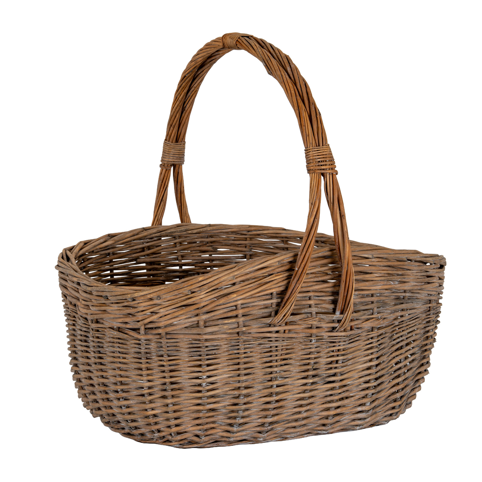 Briar Collection Set Of Two Wicker Trug Baskets - Image 3
