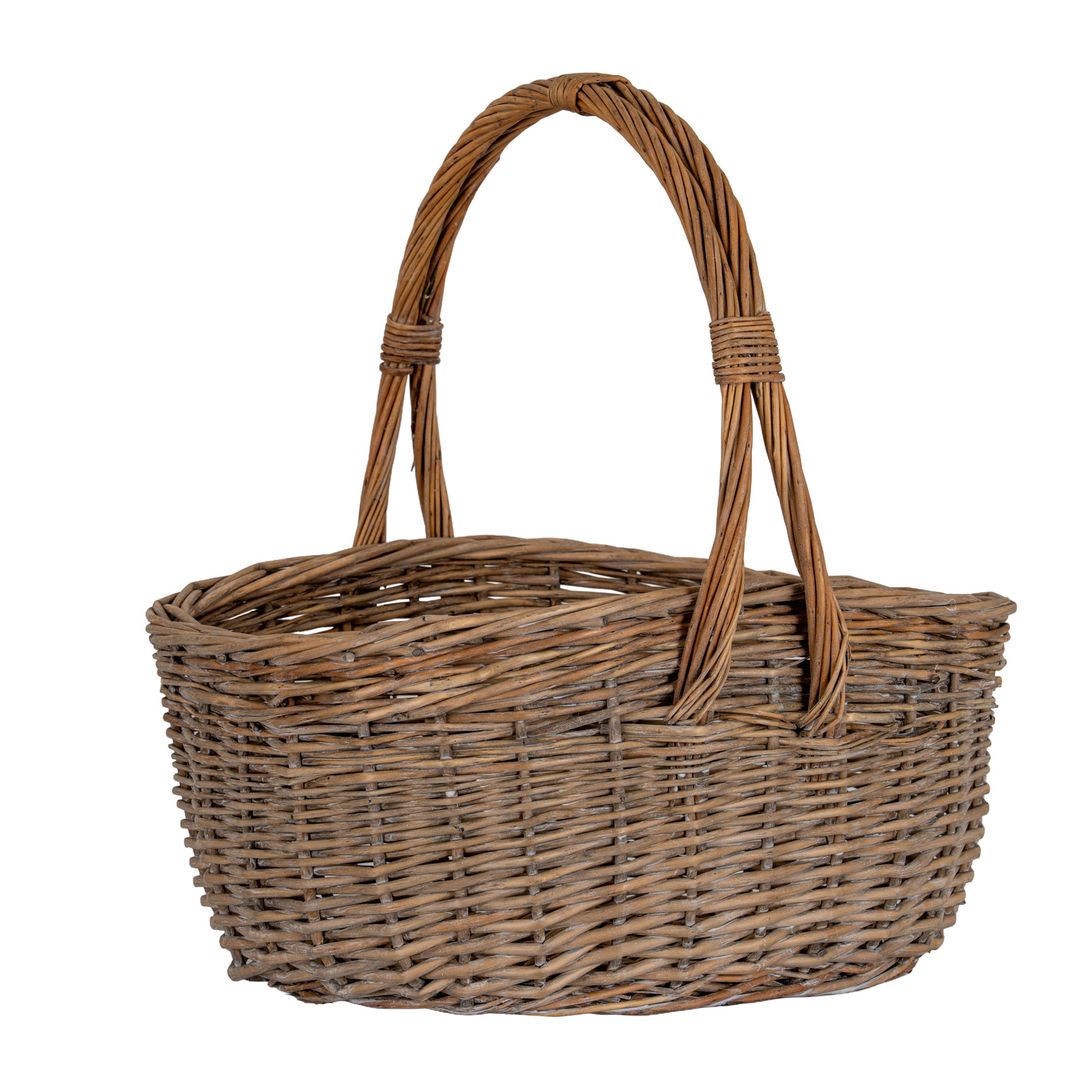 Briar Collection Set Of Two Wicker Trug Baskets - Image 4