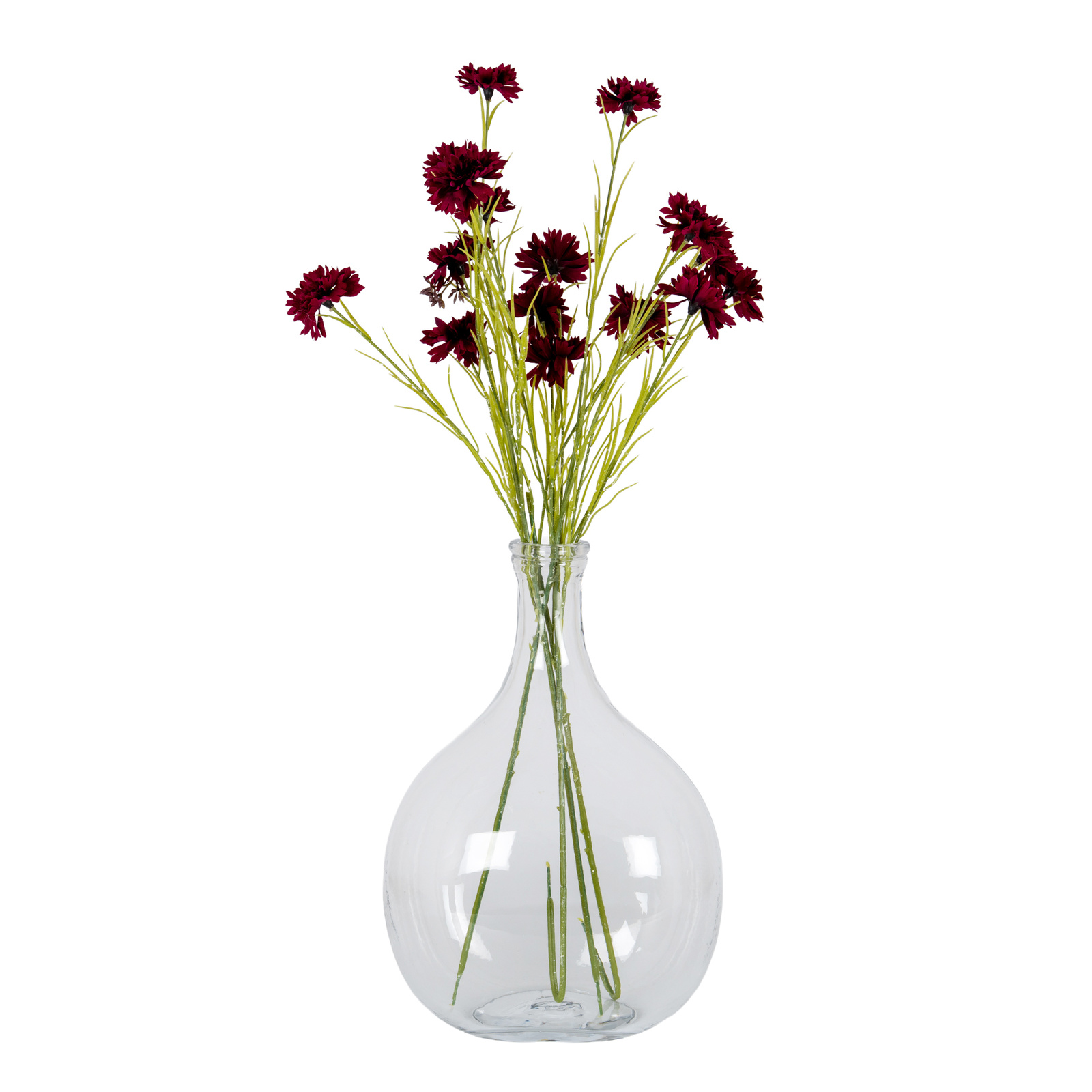 Large Glass Balloon Bottle Vase - Image 2
