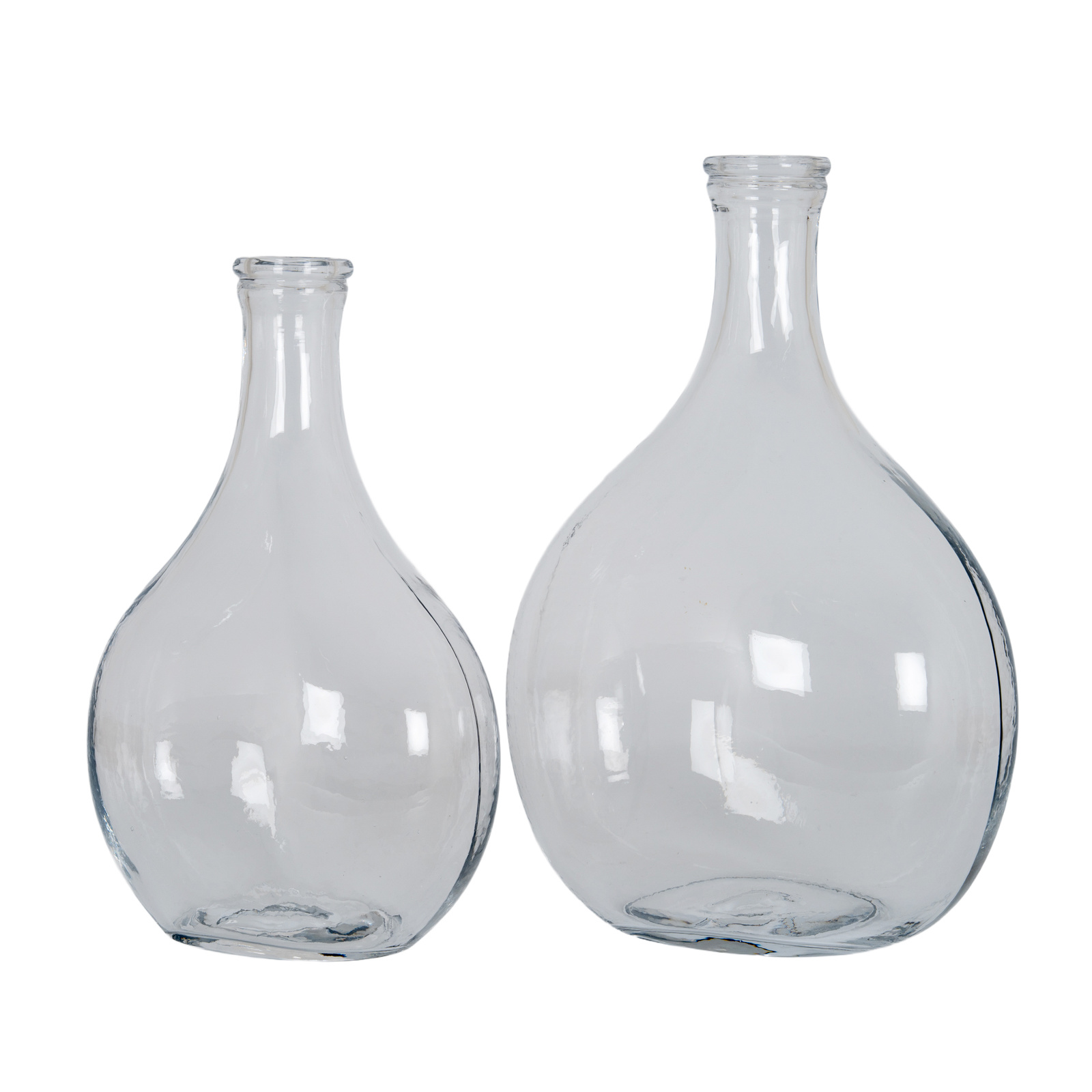 Large Glass Balloon Bottle Vase - Image 3
