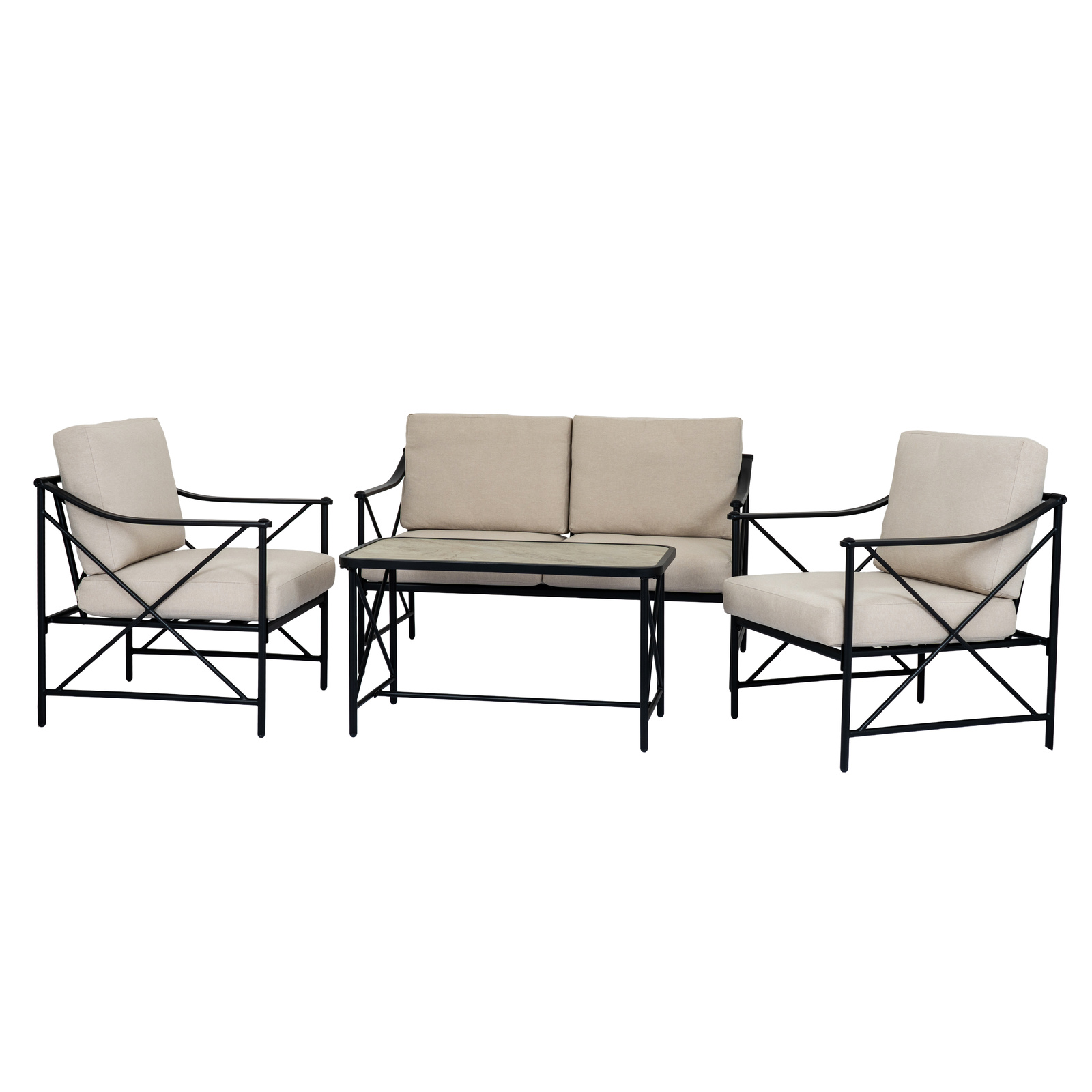 Madison Collection Outdoor 4 Seater Lounge Set - Image 2