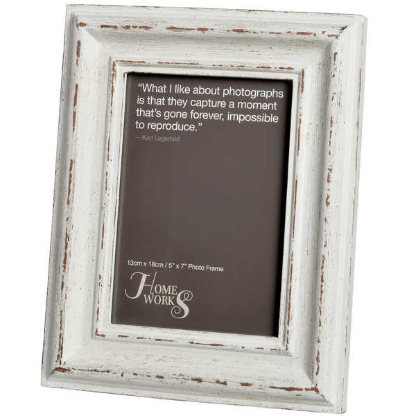 5x7 Antique White Photo Frame Wholesale by Hill Interiors