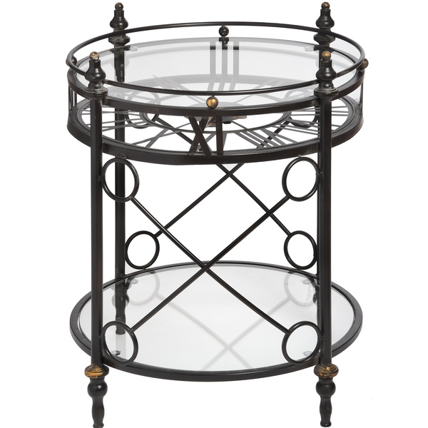 Clock Side Table From Hill Interiors