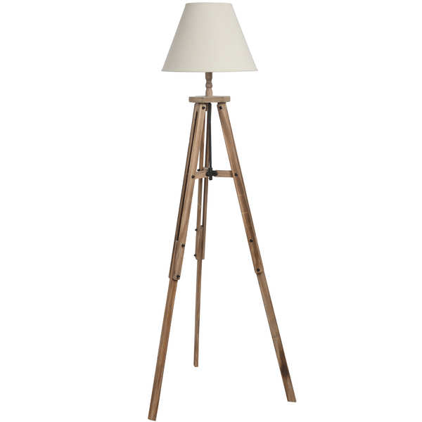 Large Wooden Tripod Lamp From Hill Interiors Large Wooden Tripod Lamp