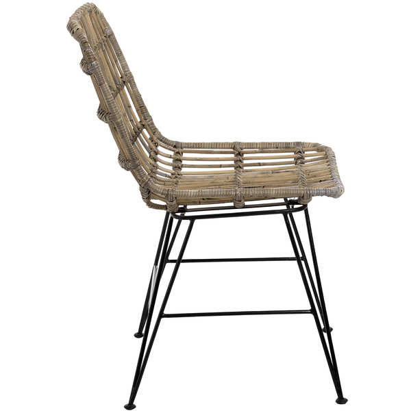 The Bali Collection Full Rattan Dining Chair From Hill Interiors
