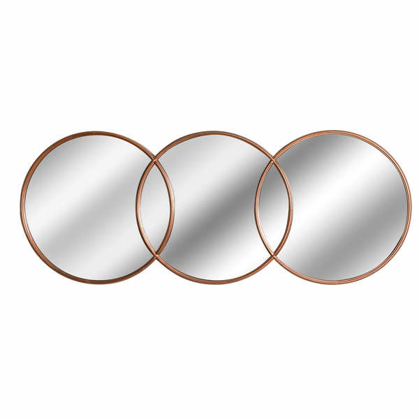 Copper Effect Triple Hanging Round Mirror From Hill Interiors Copper Effect Triple Hanging Round Mirror