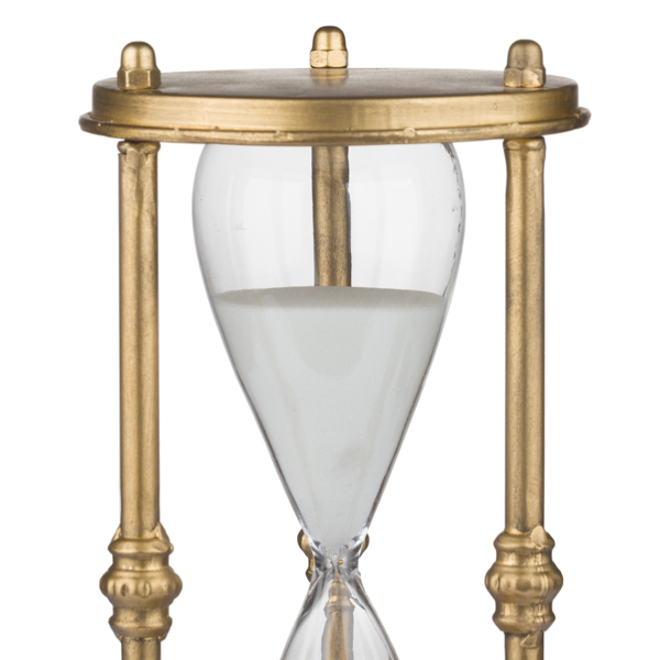 Antique Bronze Hours Glass Timer From Hill Interiors