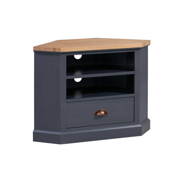 The Richmond Oak Collection Corner Television Unit From Hill Interiors