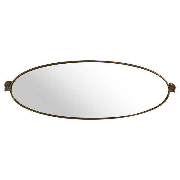 Antique Bronze Oval Swivel Wall Mirror Wholesale by Hill Interiors