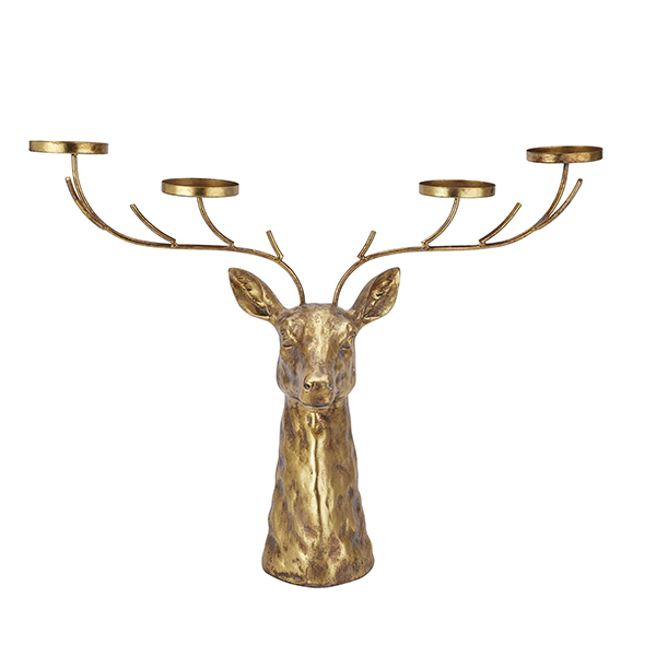 Deer Bust Candle Holder Wholesale by Hill Interiors