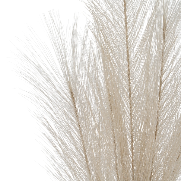 Bleached  Large Faux Pampas Grass Stem