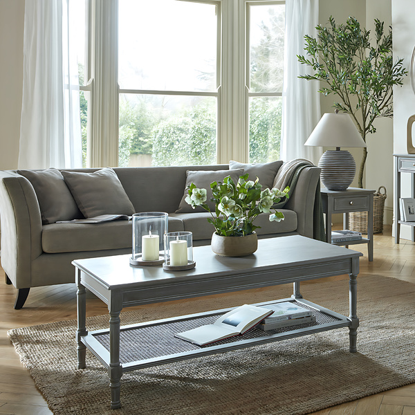 The Serene Collection One Drawer Side Table