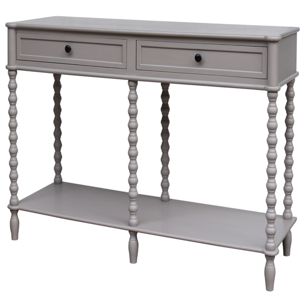 The Camden Collection Large Two Drawer Console Table