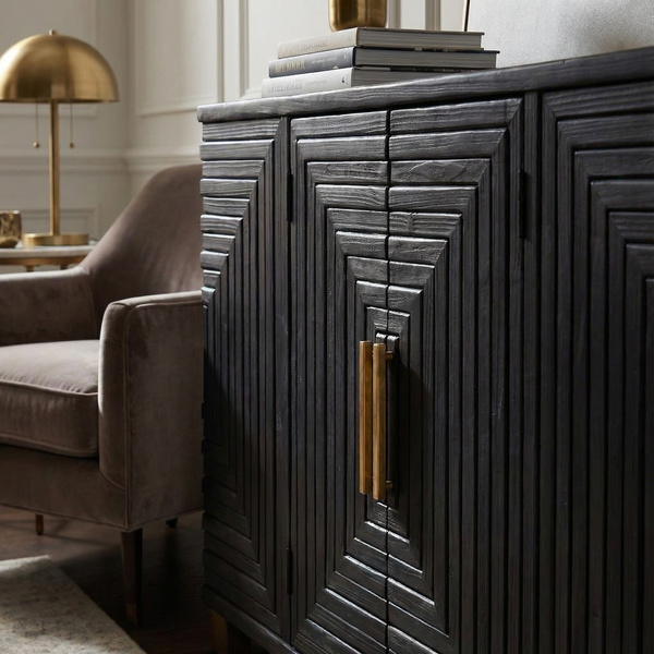 Lennox Black 2 Door Sideboard