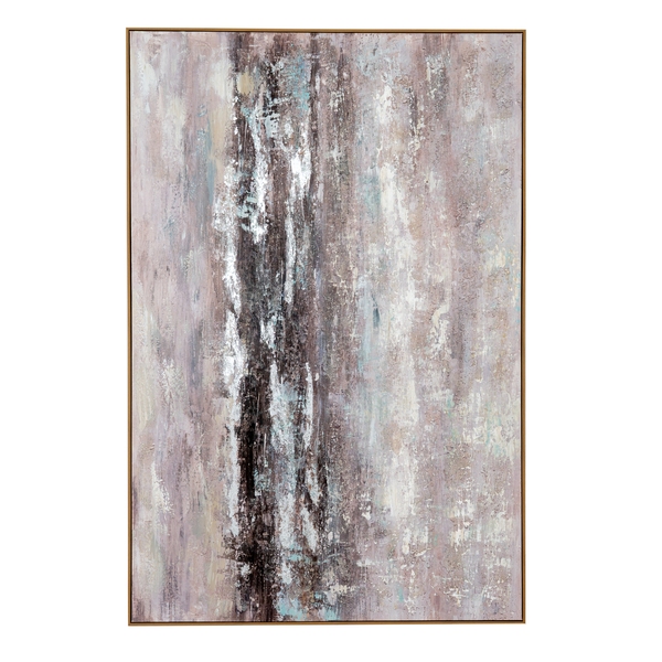 Traverse Hand Painted Canvas In Frame