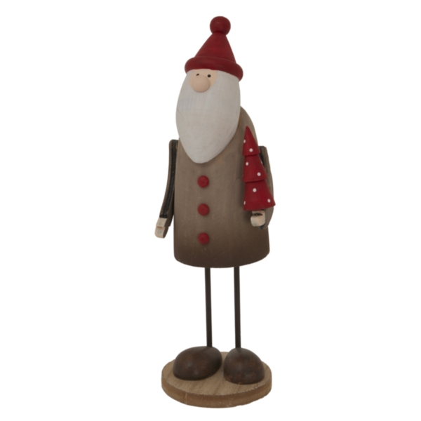 Large Rustic Tall Santa