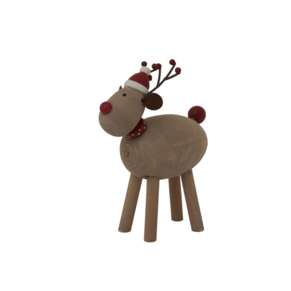 Rustic Rudolf With Hat