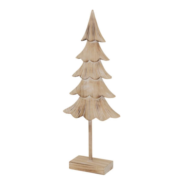 Medium Rustic Fir Tree On Stand