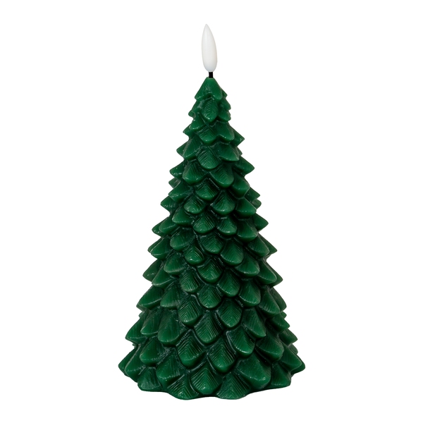 Luxe Collection Natural Glow Green Tree LED Wax Candle