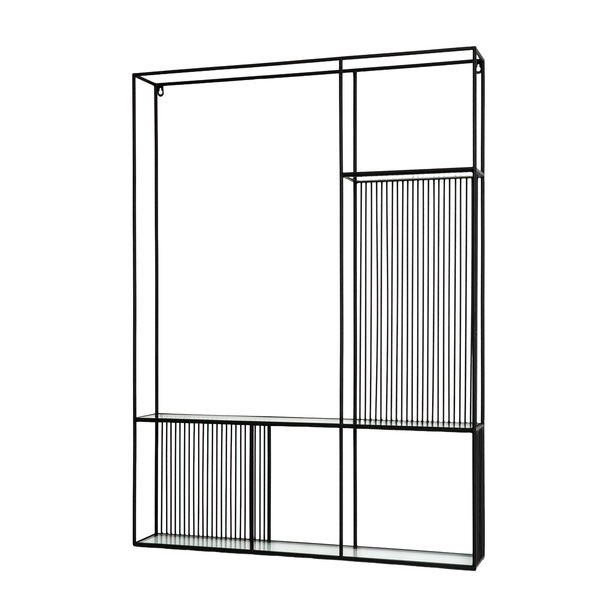 Axis Shelf Unit With Glass Shelves