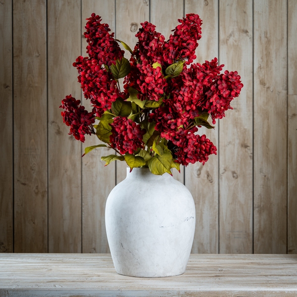 Dark Red Spear Hydrangea Spray