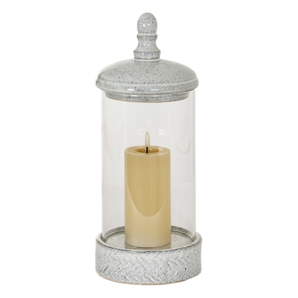 Sona Medium Hurricane Lantern With Lid