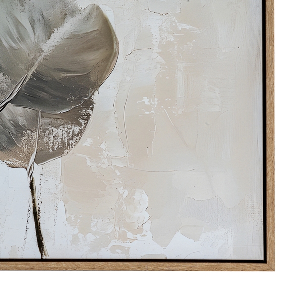 Silvra Hand Painted Canvas In Frame