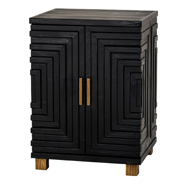 Lennox Black 2 Door Small Sideboard
