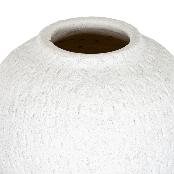 Ashen Large Round Vase