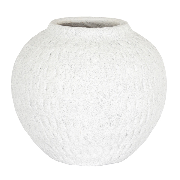 Ashen Medium Round Vase