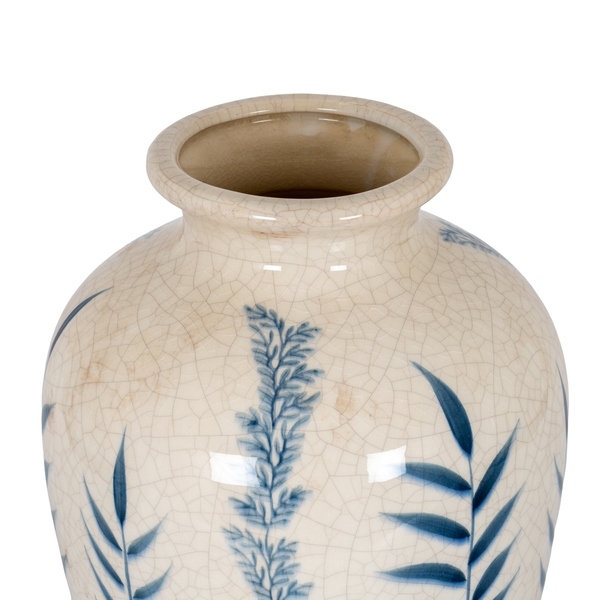 Classic Blue Flora Juniper Vase