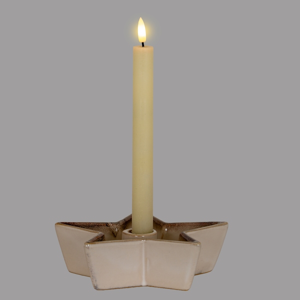 Small Solace Cement Star Candle Holder