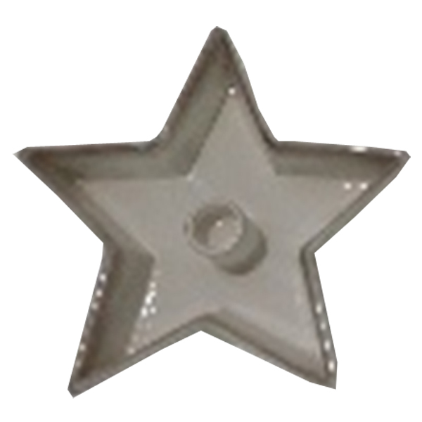 Large Solace Cement Star Candle Holder