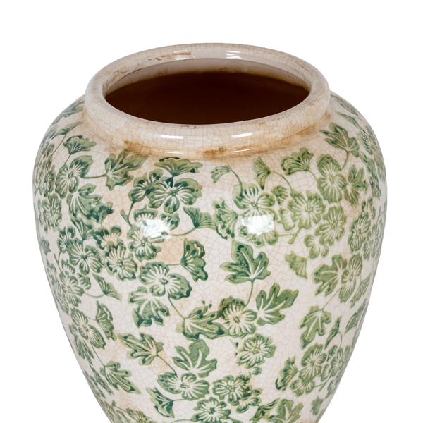 Small Green Clover Olpe Vase