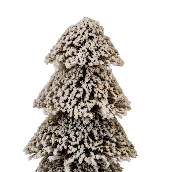 Medium Tiered Snowy Brush Tree