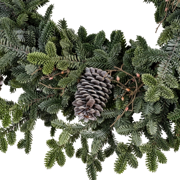 Woodland Pine Wreath With Pinecones