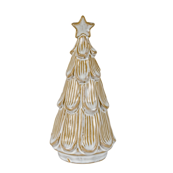 Glisten Ceramic Small Tree With Star